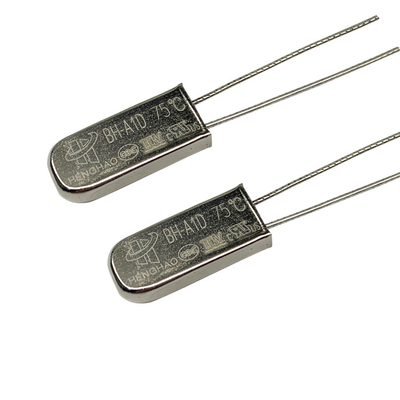 Miniature Bimetal Thermostat JUC-31F Mini Thermal Cut Off Switch 250v 2A 0-130C