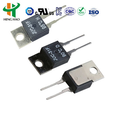 JUC-31F Thermal Fuse Bimetallic Thermostat with 0~150°C Range Bakelite Case for PCB Circuit Board