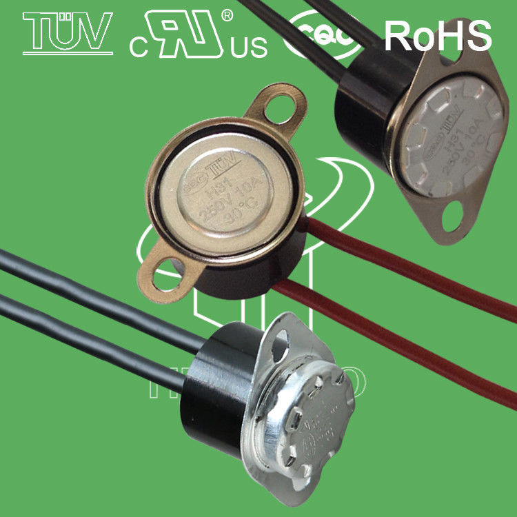 Water proof KSD301 bimetallic thermostat temperature control thermal