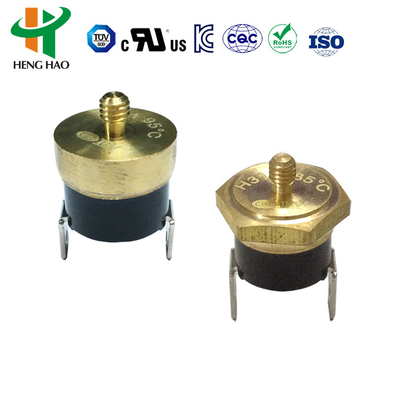KSD301 Bimetal Thermostat Temperature Controlled Switch with 0-250℃ Range 100000 Cycles and Normally Closed Contact