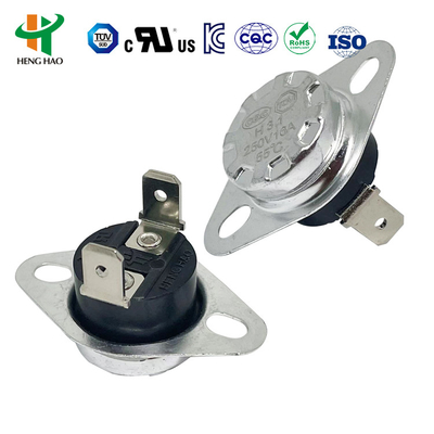 KSD301 Thermostat Bimetal Thermostat with 100000 Cycles 250V 16A and 0-250℃ Temperature Range