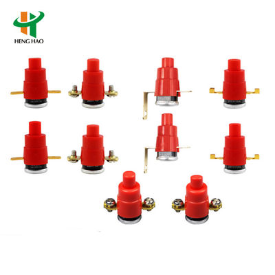 KSD301 Bimetal Thermostat Auto Reset Thermal Fuse with 100000 Cycles Plastic or Ceramic Housing and Aluminum Cap or Copper Head
