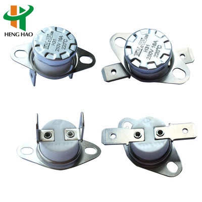 KSD301 Temperature Controller Bimetal Thermostat with 100000 Cycles 0-250℃ Range and Normally Closed/Open Contacts