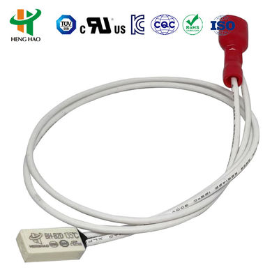 KSD9700 Auto Reset Thermal Fuse with 30°C~155°C Range 10000 Cycles and 15*7.5*3.8mm Size