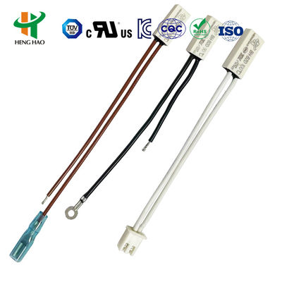 KSD9700 Auto Reset Thermal Fuse with 30°C~155°C Range 10000 Cycles and 15*7.5*3.8mm Size