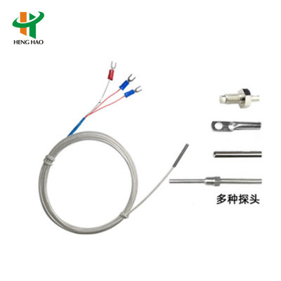 NTC Temperature Probe PT100 Thermocouple Sensor with 100000 Cycles 250V1A and R25 5K to 100K Platinum Resistor Temperature Probe