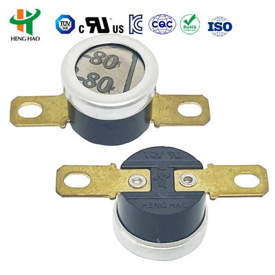 Auto Reset Thermal Fuse KSD301 Bimetal Thermostat with 250V 16A 0-250℃ Temperature Range and 100000 Cycles