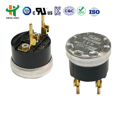 KSD301 Thermal Switch Bimetal Thermostat with 0-250℃ Temperature Range Normally Closed or Open Auto or Manual Reset