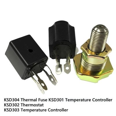 KSD301 Bimetal Thermostat with 100000 Cycles 250V 16A and 0-250℃ Temperature Range