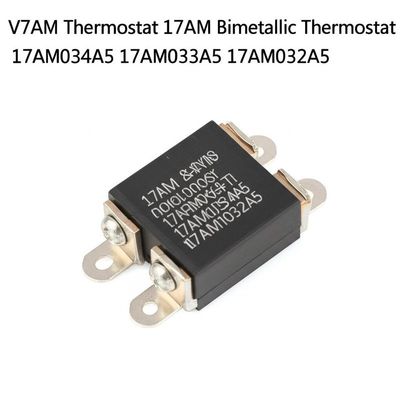 17AM Bimetallic Thermostat with 10000 Life Cycles AC-125V 15A and AC-250V 10A for Motor Protection