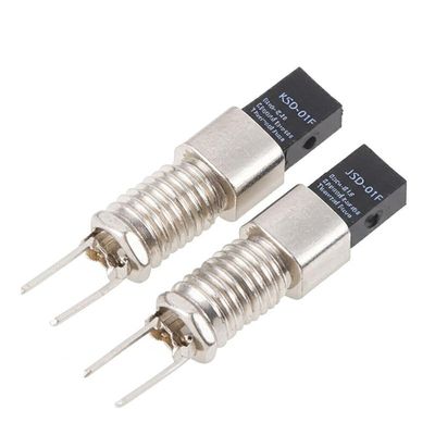 KSD-01F Bimetallic Thermostat with 0~150°C Temperature Range Normally Closed or Normally Open Auto Reset or Manual Reset Thermal Fuse