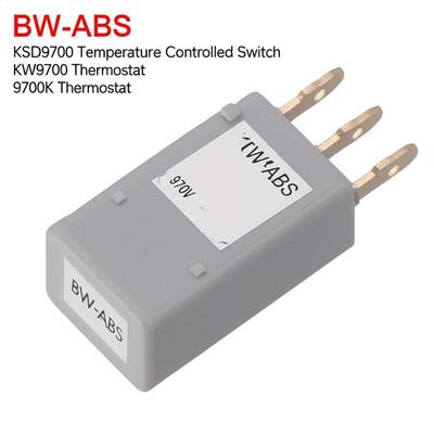 BW-ABS KSD9700 Temperature Controlled Switch Thermostat with 50-150℃ Range Normally Closed Plastic Case