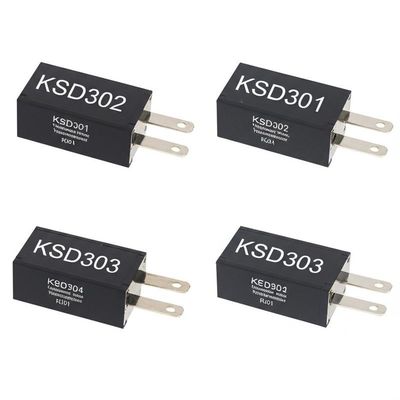 KSD302 Bimetallic Thermostat Temperature Controller with 100000 Cycles 250V 16A and 0-250℃ Range