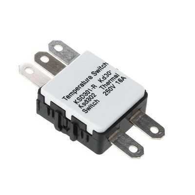KSD301 Temperature Switch Bimetal Thermostat with 250V 16A 0-250℃ Range and 100000 Cycles Life