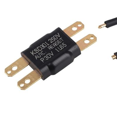 KSD301 Bimetal Thermostat Thermal Switch with Normally Closed or Open Contacts in Plastic or Ceramic Housing and Aluminum Cap or Copper Head