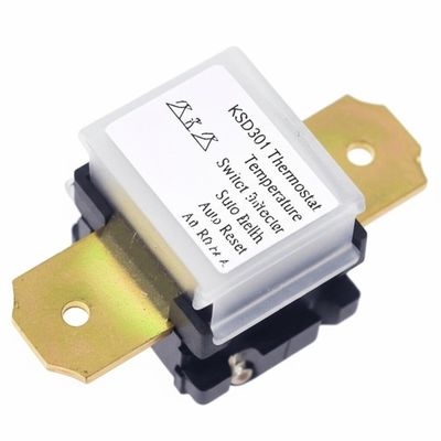 KSD301 Bimetal Thermostat with Plastic or Ceramic Housing and Aluminum Cap or Copper Head for Household Electric Appliances