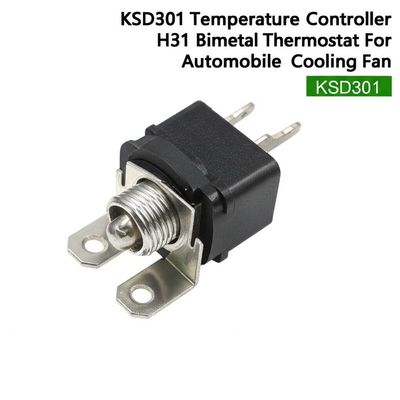 KSD301 Temperature Controller  H31 Bimetal Thermostat For Automobile Cooling Fan KSD301