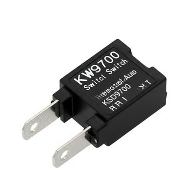 KW9700 Auto Reset Temperature Switch 250V10A Thermostat with 40~150℃ Range and 18.5*7.5*3.8mm Size