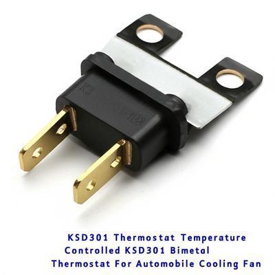 KSD301 Bimetal Thermostat with 100000 Cycles Normally Closed or Open Temperature Protector for Automobile Cooling Fan