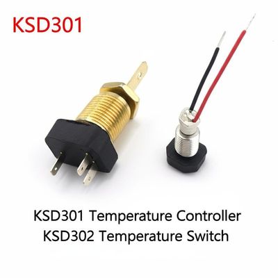 KSD301 Temperature Controller with 0-250℃ Range Normally Closed or Open UL CQC TUV RoHS Certified