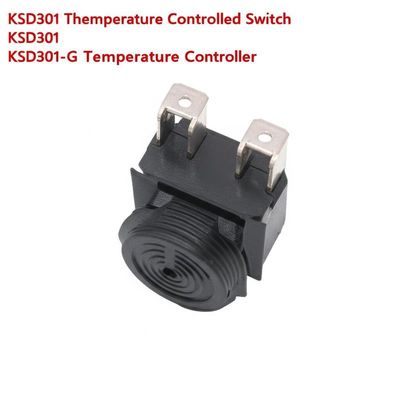 KSD301 Bimetal Thermostat with 100000 Cycles 250V 16A and 0-250℃ Temperature Range