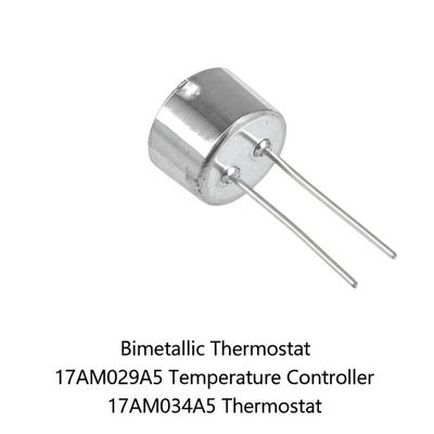 17AM Bimetallic Thermostat with 0-250℃ Temperature Range Normally Closed or Open Compact Design for Motor and Household Appliances