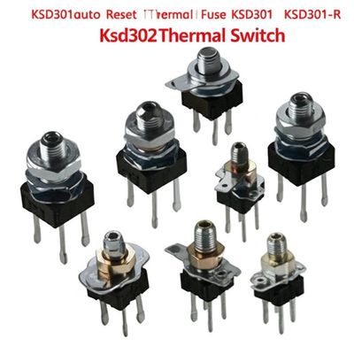 KSD301auto Reset Thermal Fuse KSD301 KSD301-R  Ksd302 Thermal Switch
