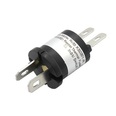 KSD301 Auto Reset Thermal Fuse with 100000 Cycles 250V 16A and 0-250℃ Temperature Range