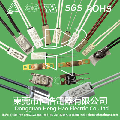 Dish Dryers Temperature Control Switch , Stew Pots Ceramic Bimetallic Thermostat