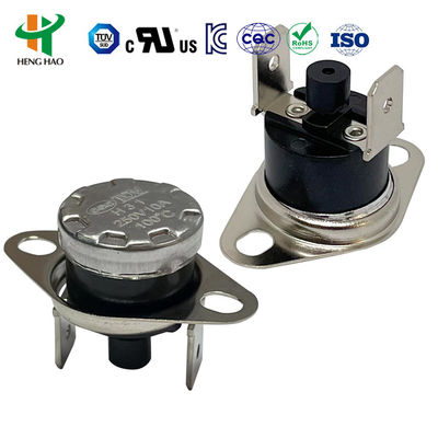 KSD301 Bimetallic Thermostat Thermal Cut Off Switch with 100000 Cycles 250V 16A and 0-250℃ Temperature Range