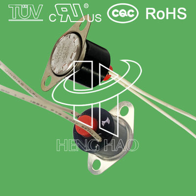 KSD301 temperature controller switch water proof manual reset bimetallic thermal switch 250V 10A 16A UL TUV CQC ROHS